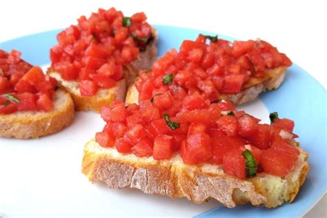 Bruschetta Properly Pronounced Quatro Fromaggio And Other