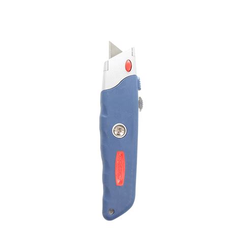 Utility Hobby Knife With Rubber Grip Knife Blades And Scissors