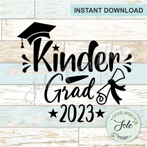 Kindergarten Graduation Class 2023 School Graduation Kinder Etsy