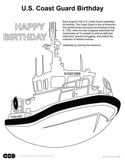 U S Coast Guard Ships Coloring Pages