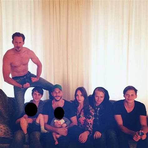 Born 25 august 1976) is a swedish actor. Alexander Skarsgard Brothers Family Pictures