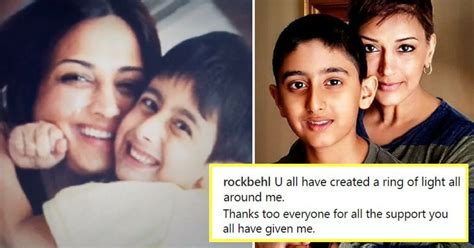 Sonali Bendre’s 13 Yo Son Shares A Heart Warming Post Thanks Everyone For Their Love And Support