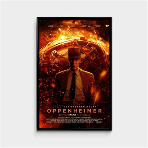 OPPENHEIMER Originalni Filmski Plakat 98x68 Cm