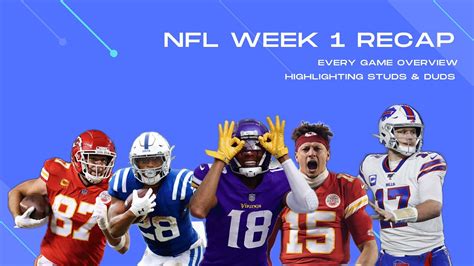 Nfl Week 1 Recap Everything You Need To Know Youtube