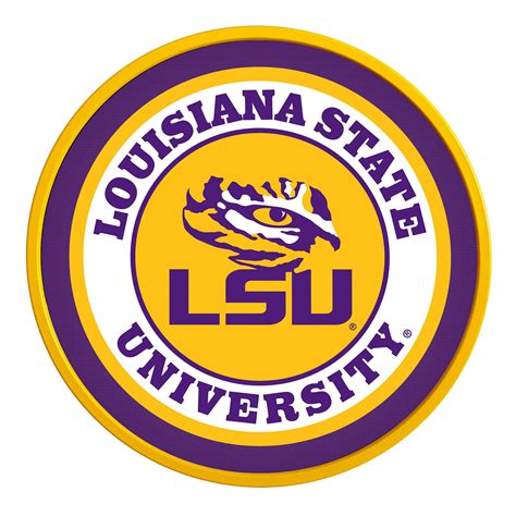 Lsu Tigers Eye Of The Tiger Logo Officially Licensed Wall Sign