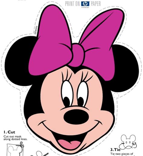 Molde Para Imprimir De La Cara De Minnie Mouse Cara De Minnie Mouse