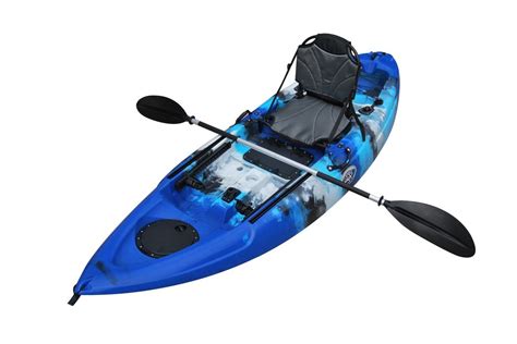Pactrade marine adjustable padded deluxe kayak seat. BKC FK285 9.5' Sit On Top Single Fishing Kayak W/ Upright ...