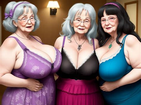 Free High Resolution Images Grannies Bbw Bigger Together Their Big Bra