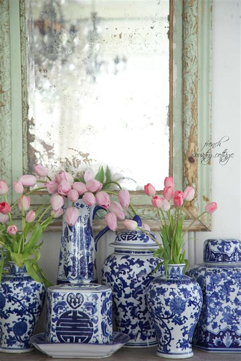 Blue And White Love French Country Cottage