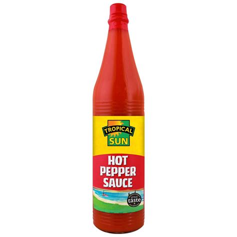 Tropical Sun Hot Pepper Sauce 170ml Authentic Ja Foods