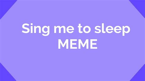 Sing Me To Sleep Meme Tom And Tord Eddsworld Youtube