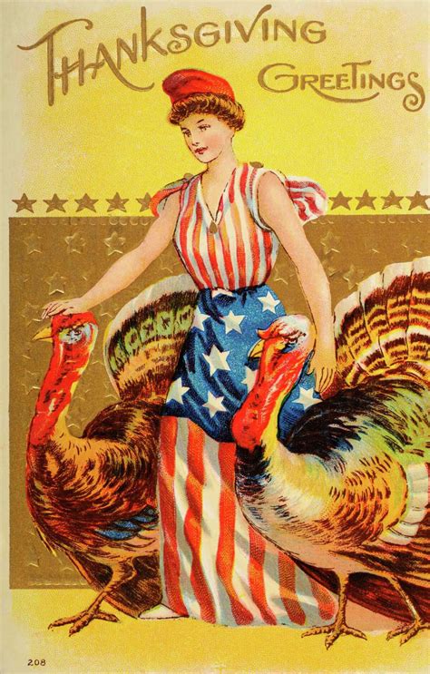 18 vintage thanksgiving cards