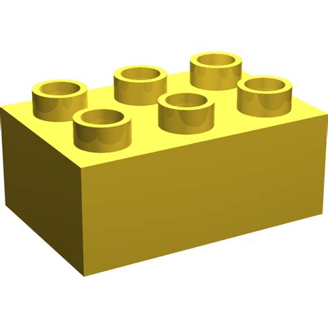 Lego Yellow Duplo Brick 2 X 3 87084 Brick Owl Lego Marketplace