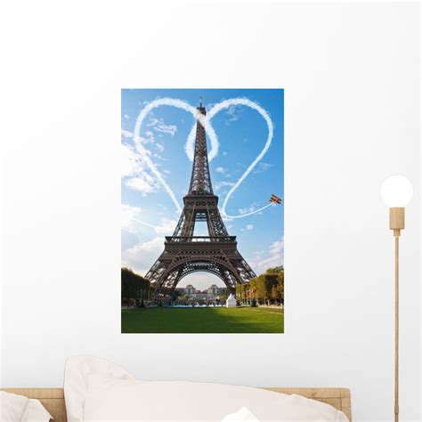 Eiffel Tower Wall Mural By Wallmonkeys Peel And Stick Graphic 18 In H