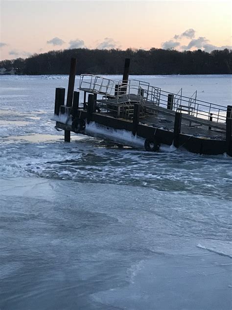 Hingham Ferry Out Of Commission Boston