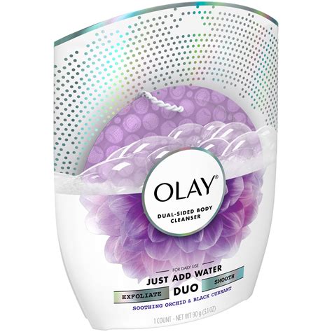 Olay Soothing Orchid And Black Currant Dual Sided Body Cleanser 31 Oz