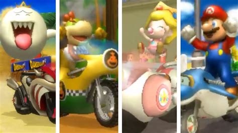 Mario Kart Wii All Characters Winning Animations Youtube