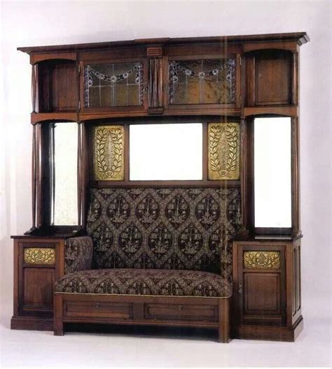 The arts and crafts movement was an international trend in the decorative and fine arts that developed earliest and most fully in the british isles and subsequently spread across the british. Built in sofa and cabinet | Arts and crafts furniture, Art ...