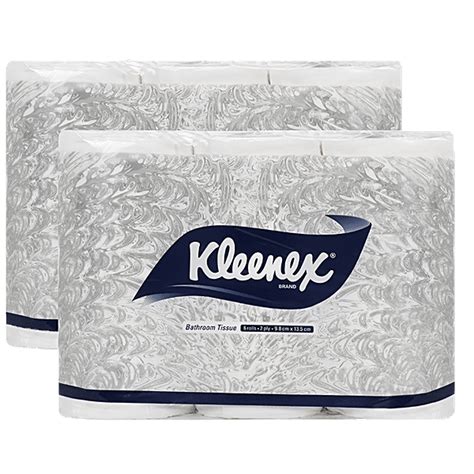 Buy Kleenex Toilet Rolls Ply Virgin Pulp Bathroom Tissues