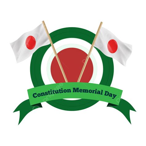 Memorial Day Design Vector Art Png Constitution Memorial Day With Flag
