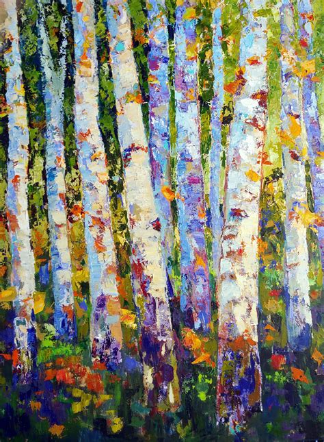 Aspen Tree Painting Painters Legend