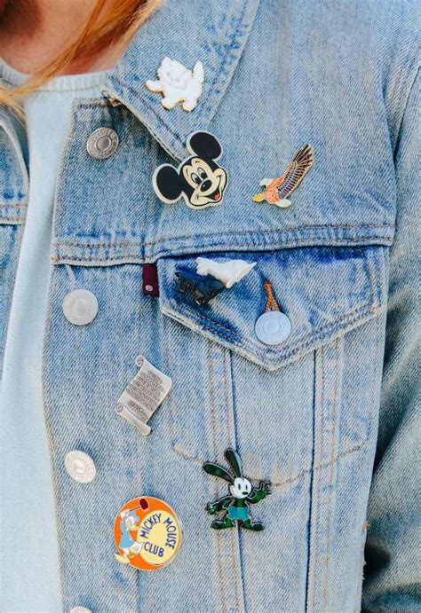Disney Pins On A Jean Jacket All Things Disney
