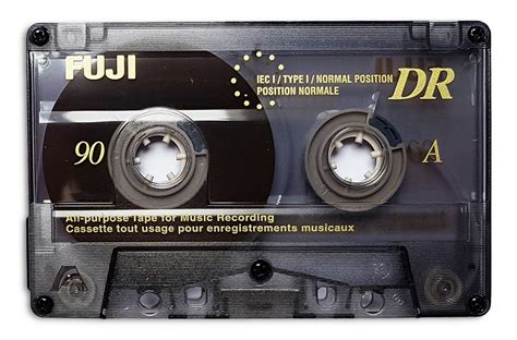 Fuji Dr90 Ferric Blank Audio Cassette Tapes Retro Style Media