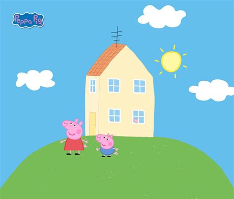 1080p Peppa Pig Wallpaper Hd Wallpaper Hd Peppa Pig House Wallpaper