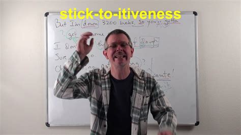 Learn English Daily Easy English 0922 Stick To Itiveness Youtube