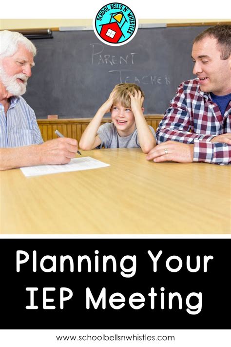 How To Plan For Your Iep Meeting Parent Activity Special Education