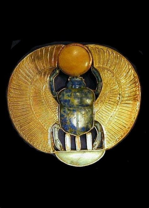 Tutankhamuns Scarab Treasure Ancient Egyptian Winged Scarab 1323 Bc