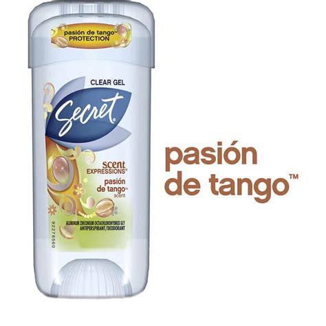 Scent Expression Clear Gel Deodorant Pasion De Tango By Secret