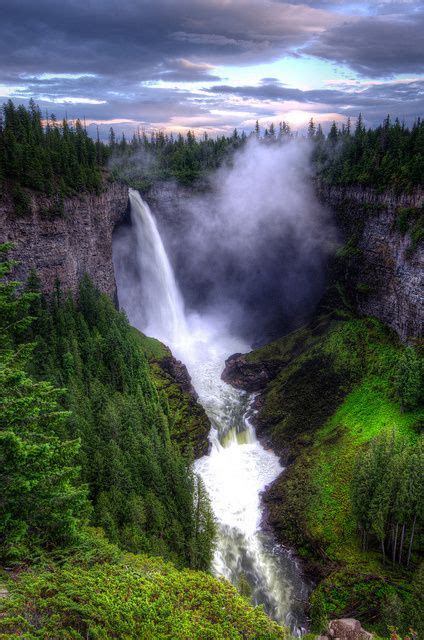 Helmcken Falls British Columbia Canada Waterfall Beautiful