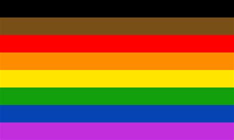The flag was reduced to seven colors because hot pink dye was not commercially available, and the 1979 pride parade committee eliminated indigo so it the rainbow flag, for me, has always been a symbol of inclusiveness. LGBTQ+ You - flags