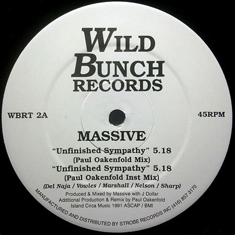 Massive* - Unfinished Sympathy (1991, Vinyl) | Discogs