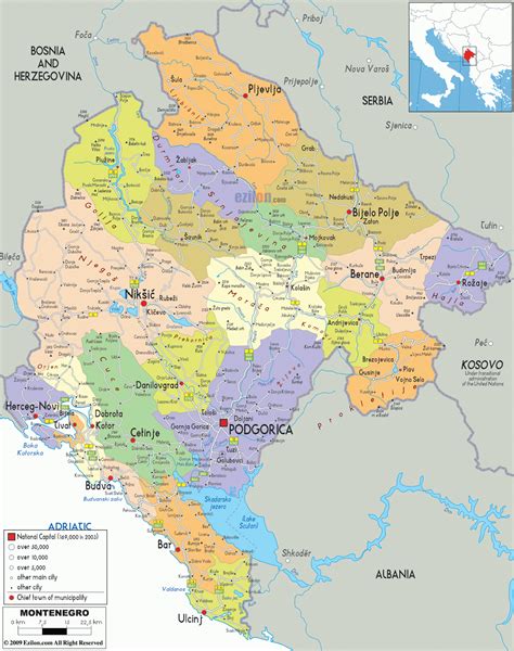 In southeastern europe, montenegro needed a good road and china offered to build it. MONTENEGRO - GEOGRAPHICAL MAPS OF MONTENEGRO - Global ...