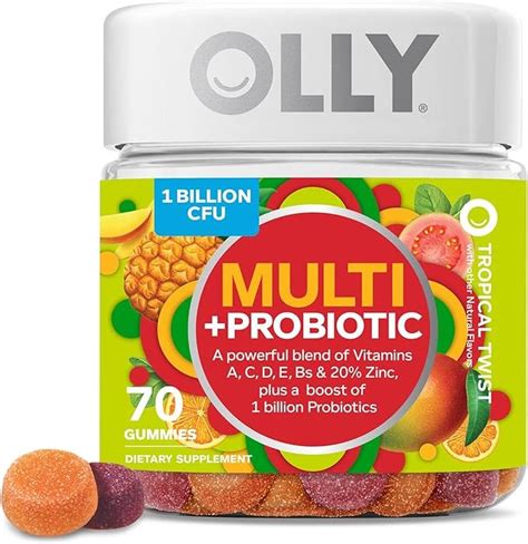 Olly Multi Probiotic Adult Multivitamin Gummy 1 Billion Cfus