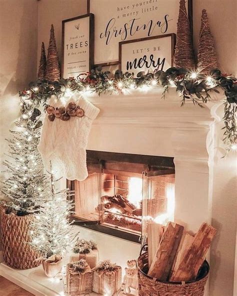 33 Amazing Rustic Natural Christmas Decor Ideas That You Like