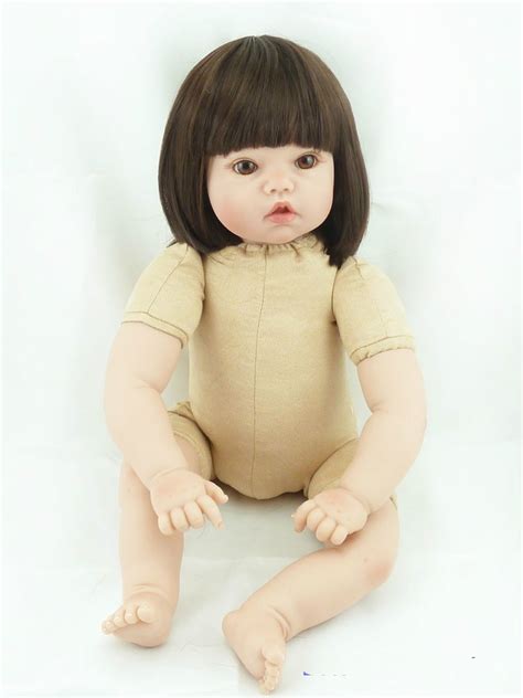 20 Inch Simulation Princess Nude Dolls Silicone Lifelike Reborn Doll