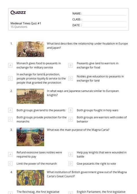 50 The Crusades Worksheets For 5th Grade On Quizizz Free And Printable