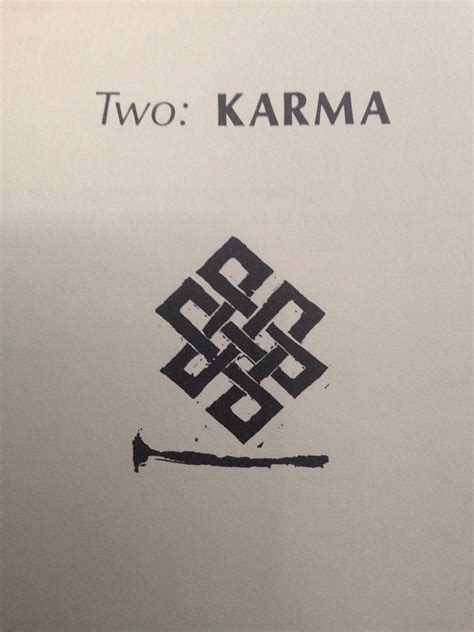 Buddhist Karma Symbol Tattoo