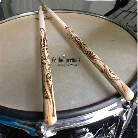 Personalized Drumsticks Custom Made Drum Sticks Snare Drum Etsy