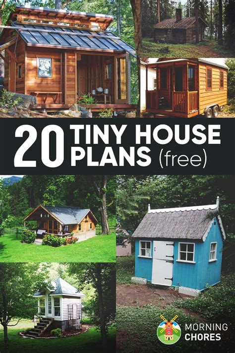 This is a gorgeous $100k tiny house with two main floor sleeping areas. 20 Free DIY Tiny House Plans to Help You Live the Small ...