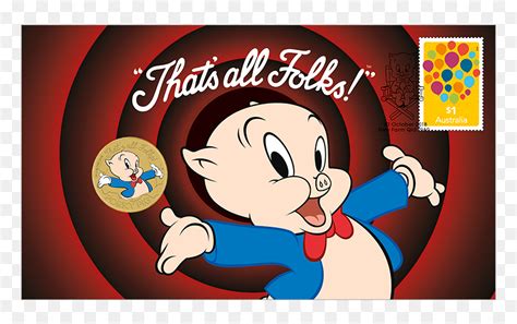 Porky Pig Thats All Folks Hd Png Download Vhv