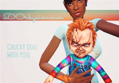 My Sims 4 Blog Chucky Doll With Pose By D0rkysimmer