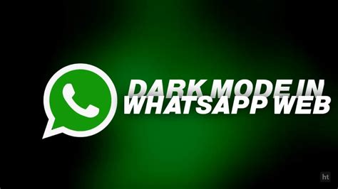 How To Get The Dark Mode Theme In Whatsapp Web