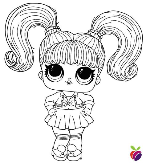 Lol Surprise Hairgoals Series Coloring Page Oops Baby Baby Coloring