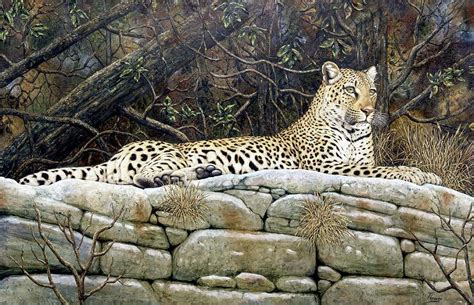 Pilansburg Leopard Painting By Patricia Perrevos