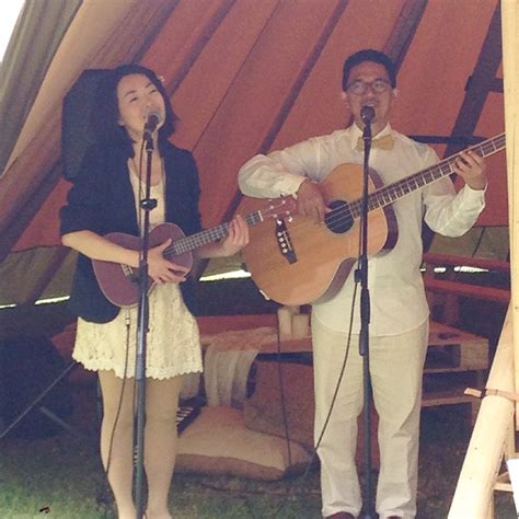 Outdoor Tipi Wedding Ukulele And Jazz First Comes Love Fair