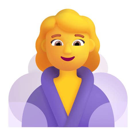 Woman In Steamy Room 3d Default Icon Fluentui Emoji 3d Iconpack